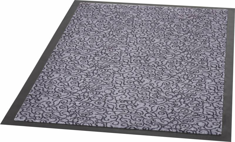 HANSE Home Fussmatte »Smart, Türmatte«, rechteckig, 7 mm Höhe, Schmutzfangteppich, Gemustert, Rutschfest, Robust, Waschbar, Schnörkel von HANSE Home