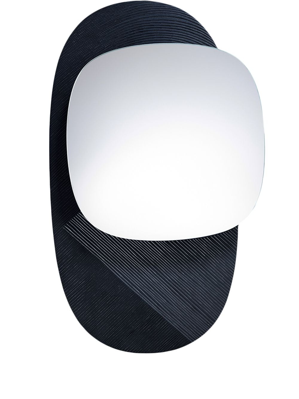 Zanat Eclipse wall mirror (42cm) - Black von Zanat