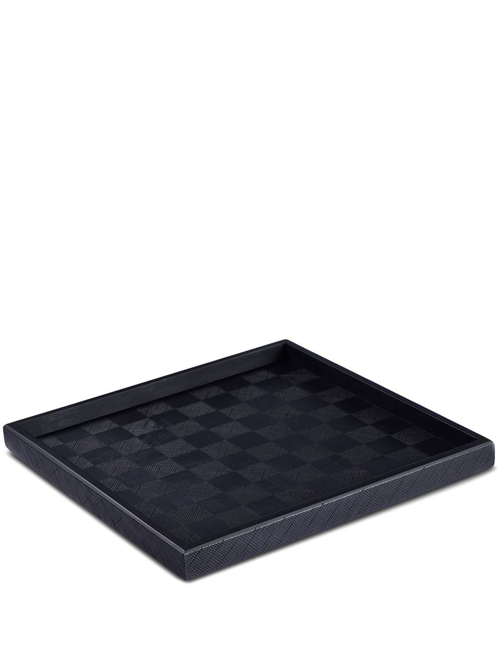 Zanat Kioko serving tray/chess board (35cm) - Black von Zanat