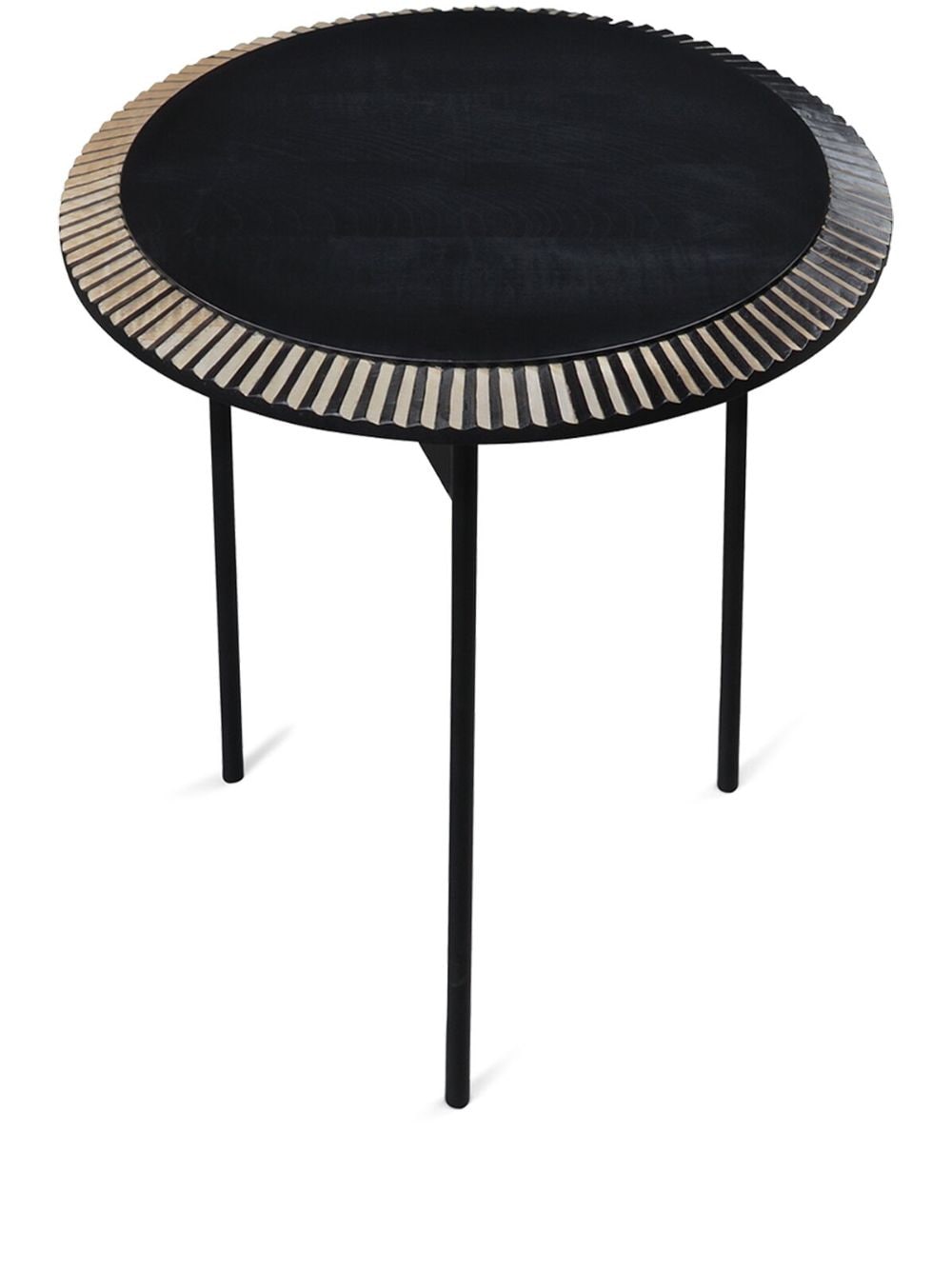 Zanat Piano circular-design table - Black von Zanat