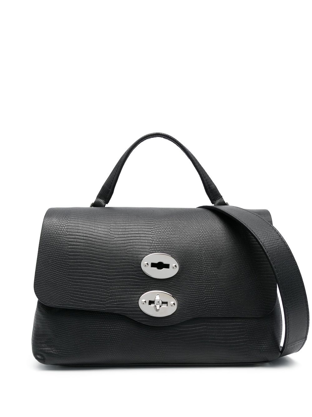 Zanellato Postina textured-leather tote bag - Black von Zanellato