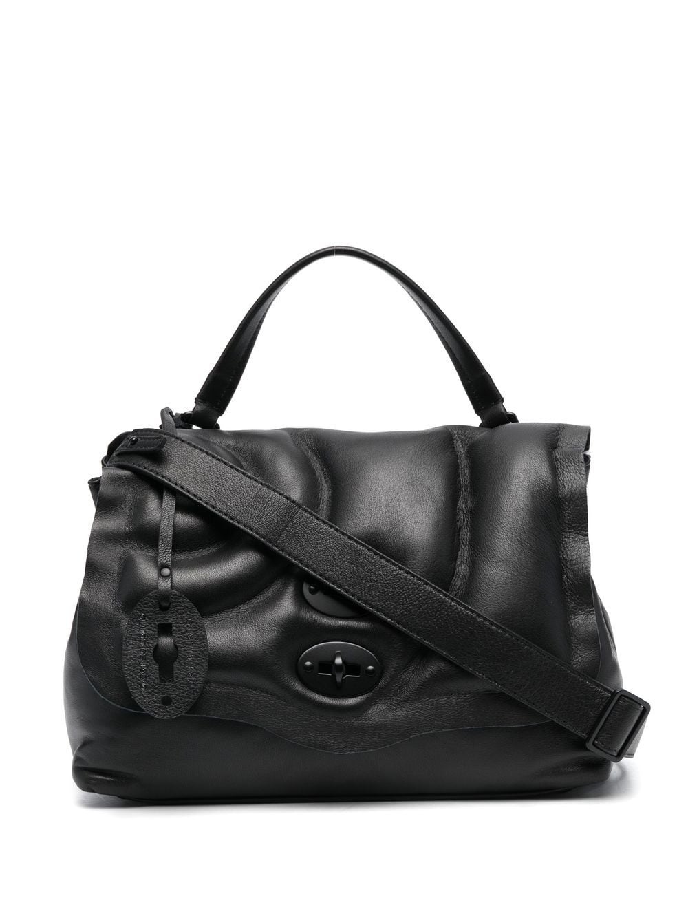 Zanellato leather shoulder bag - Black von Zanellato