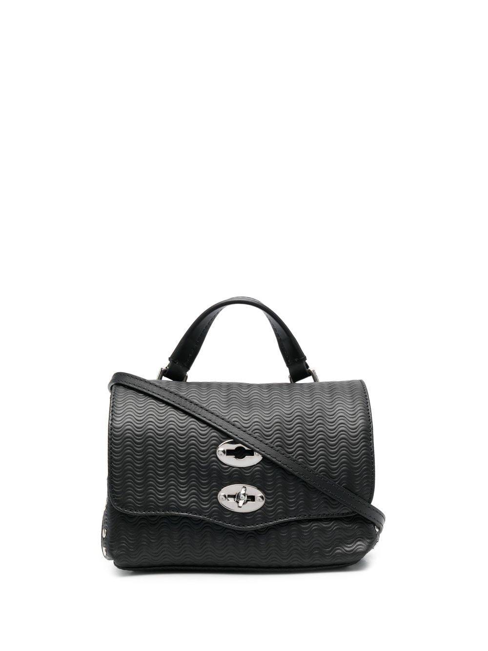 Zanellato leather twist-lock bag - Black von Zanellato