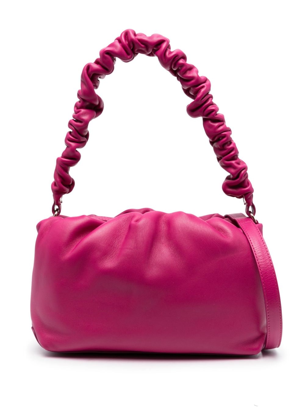 Zanellato ruched-handle leather shoulder bag - Pink von Zanellato