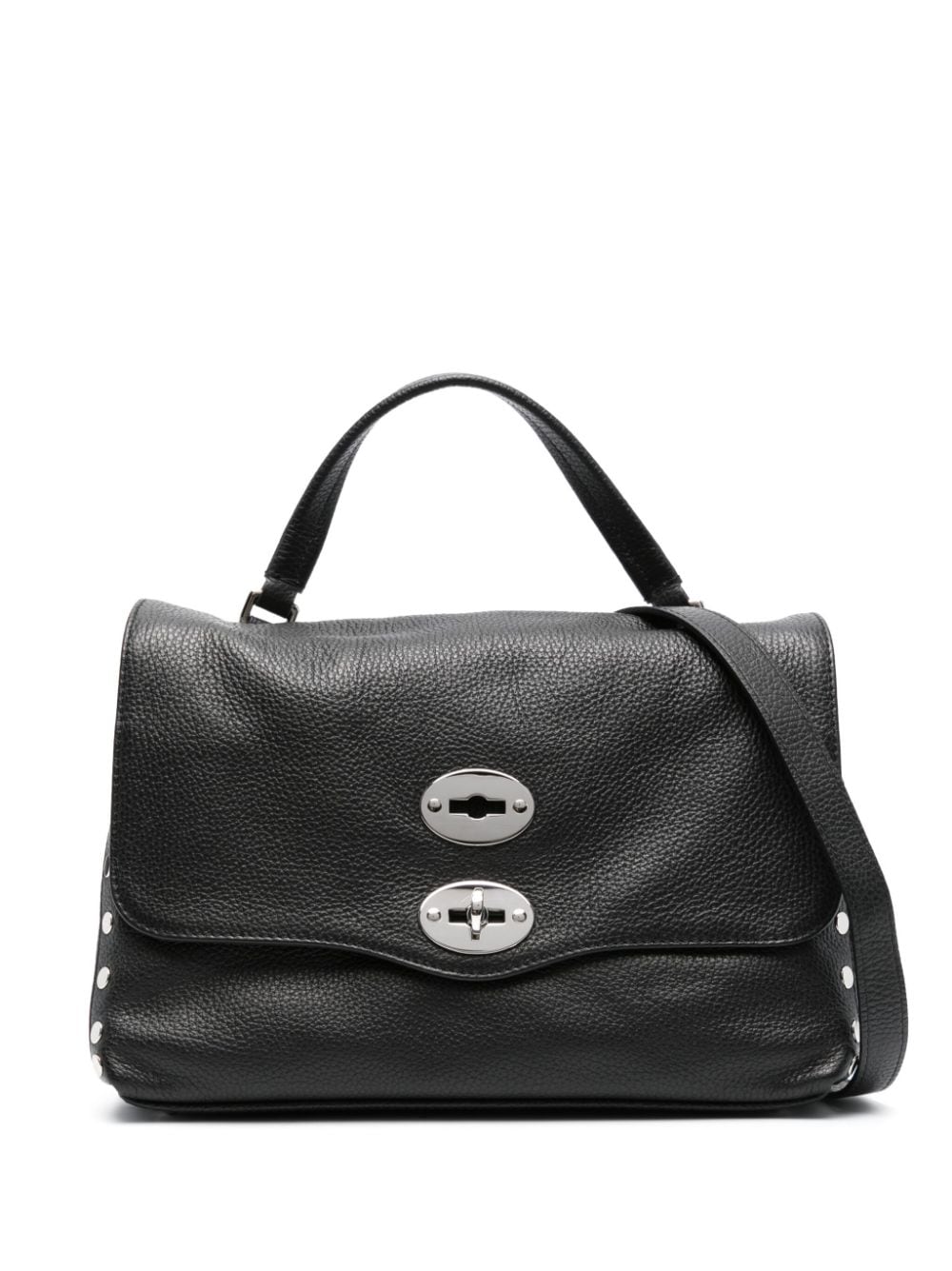 Zanellato small Postina leather tote bag - Black von Zanellato