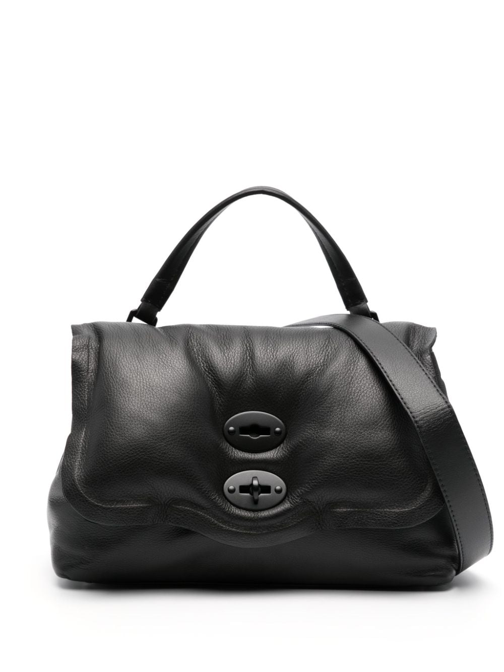 Zanellato small Postina leather tote bag - Black von Zanellato