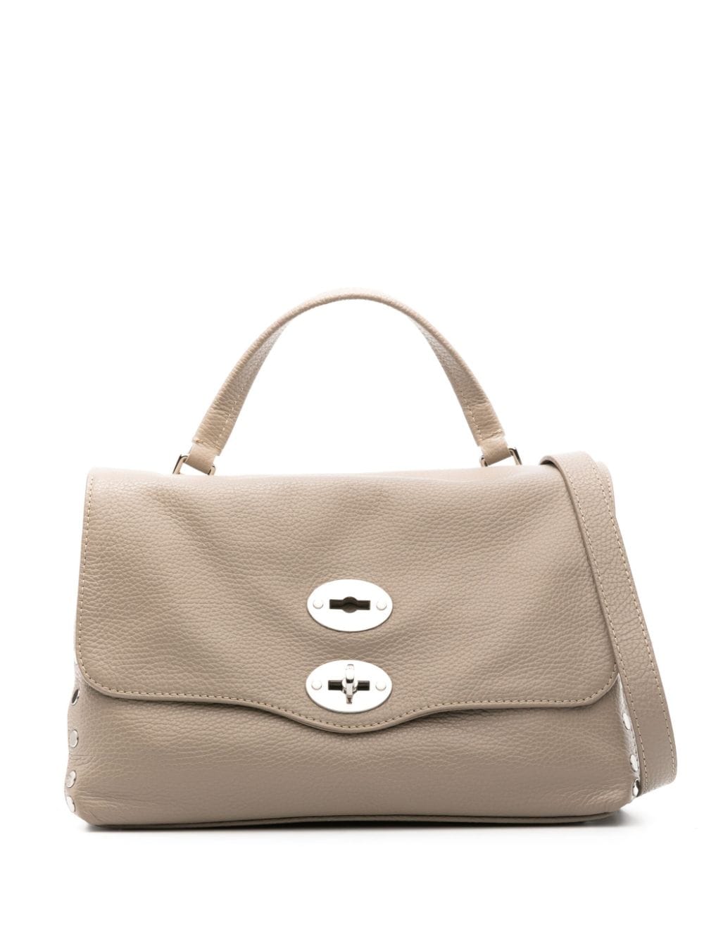 Zanellato stud-detail leather tote bag - Neutrals von Zanellato