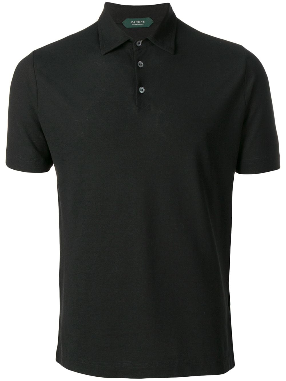 Zanone basic polo shirt - Black von Zanone