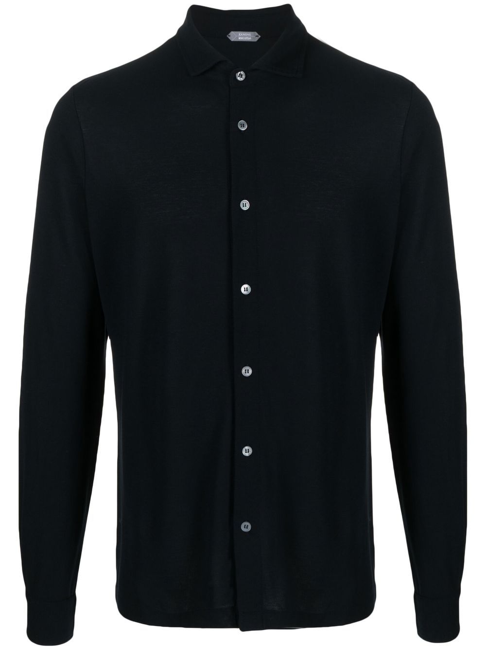 Zanone button-down fastening shirt - Blue von Zanone