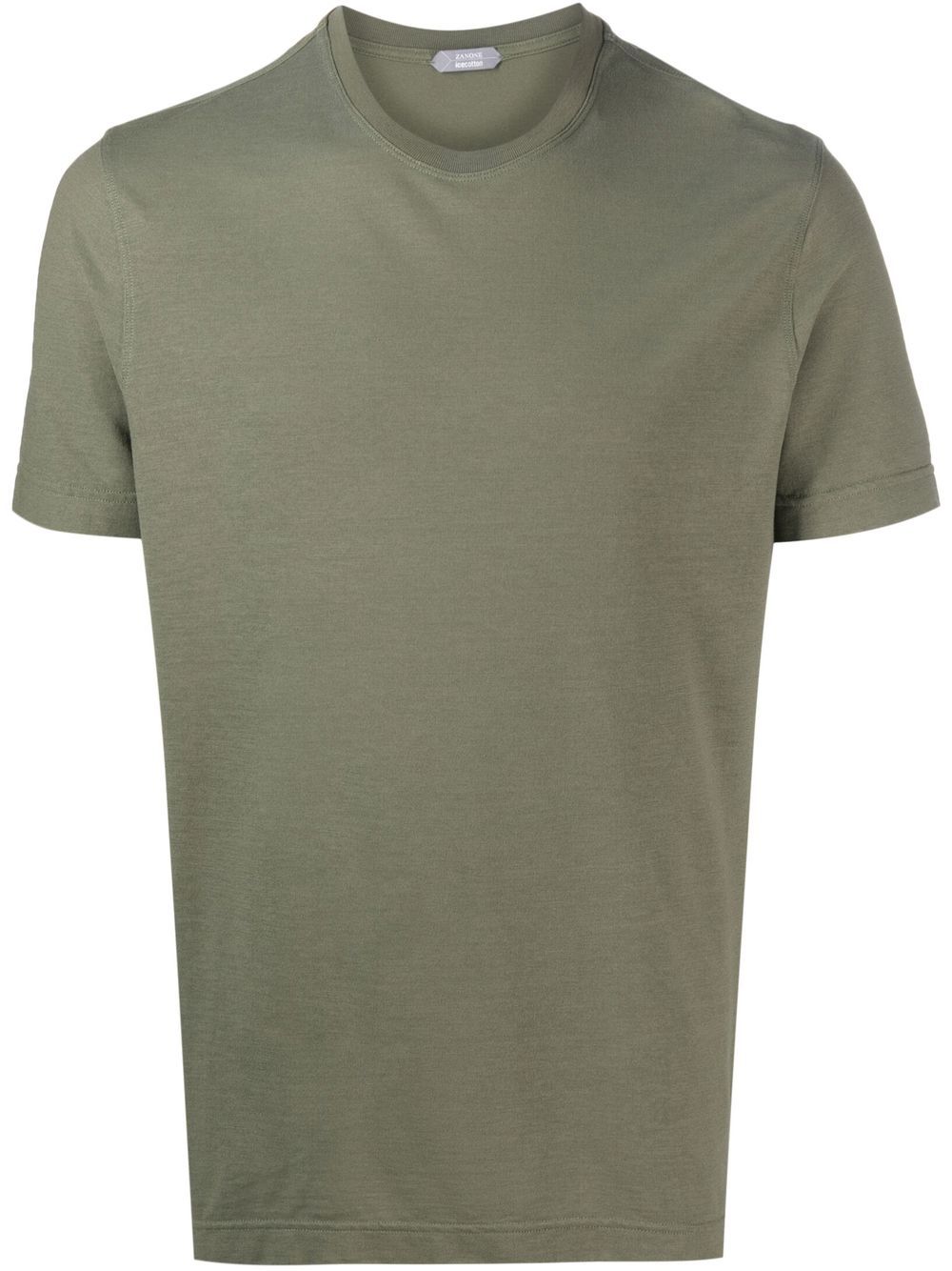 Zanone classic cotton T-shirt - Green von Zanone