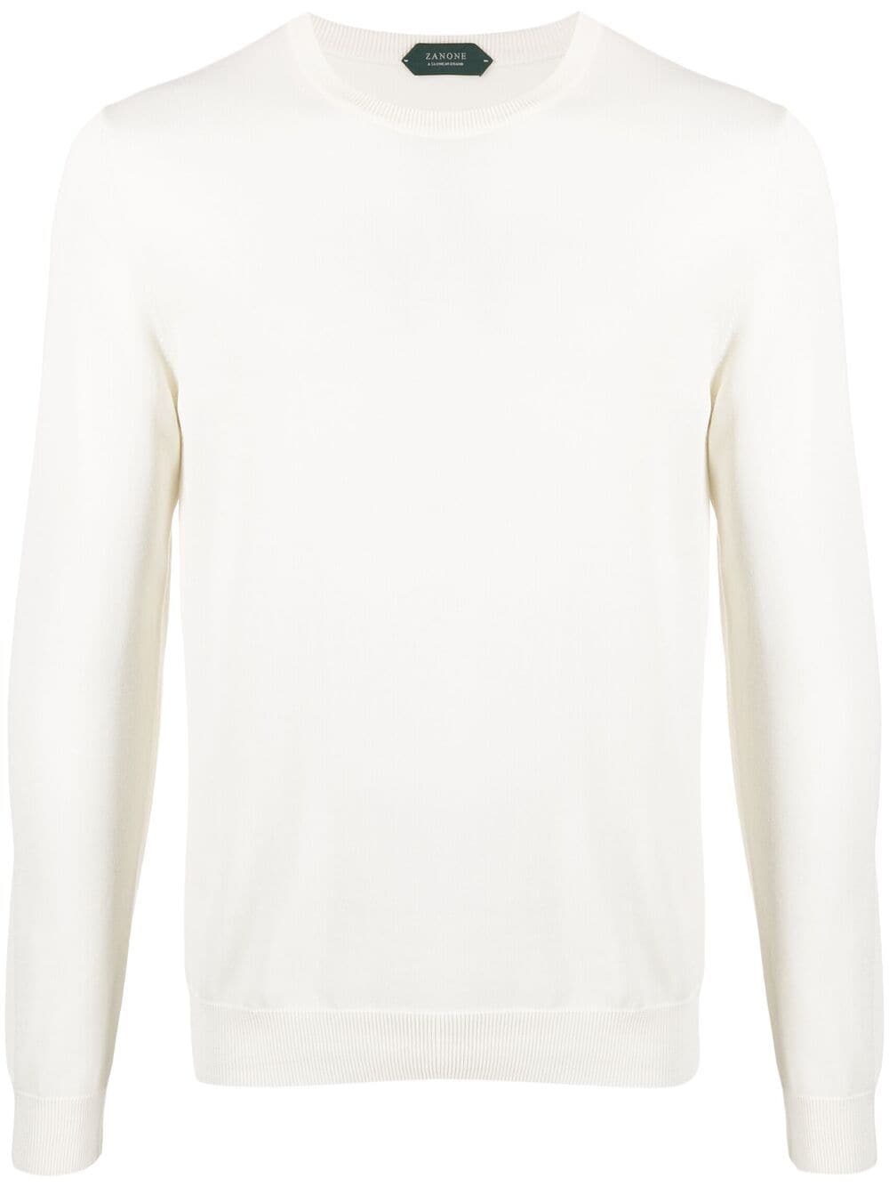 Zanone crew-neck knitted jumper - Neutrals von Zanone