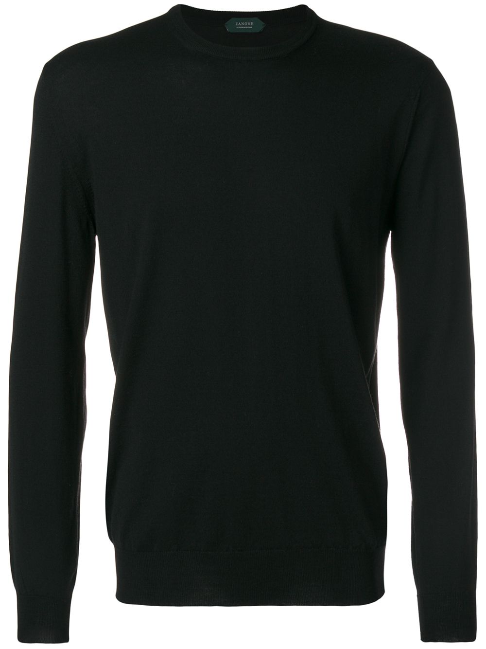 Zanone crew neck sweater - Black von Zanone