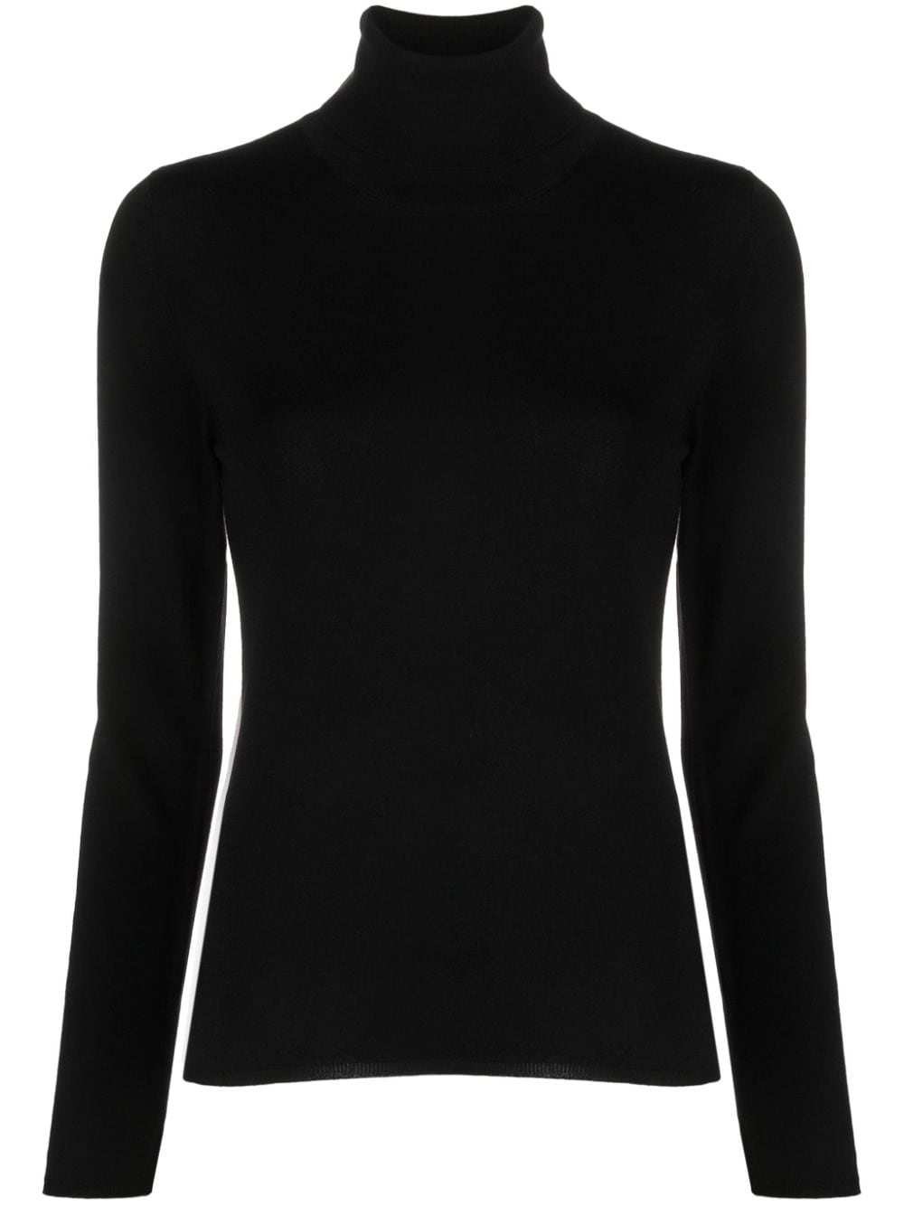 Zanone fine-knit high-neck jumper - Black von Zanone