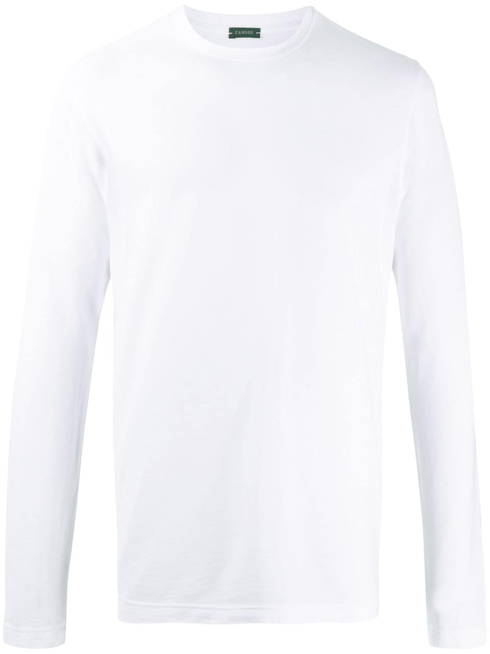 Zanone long-sleeved cotton T-shirt - White von Zanone