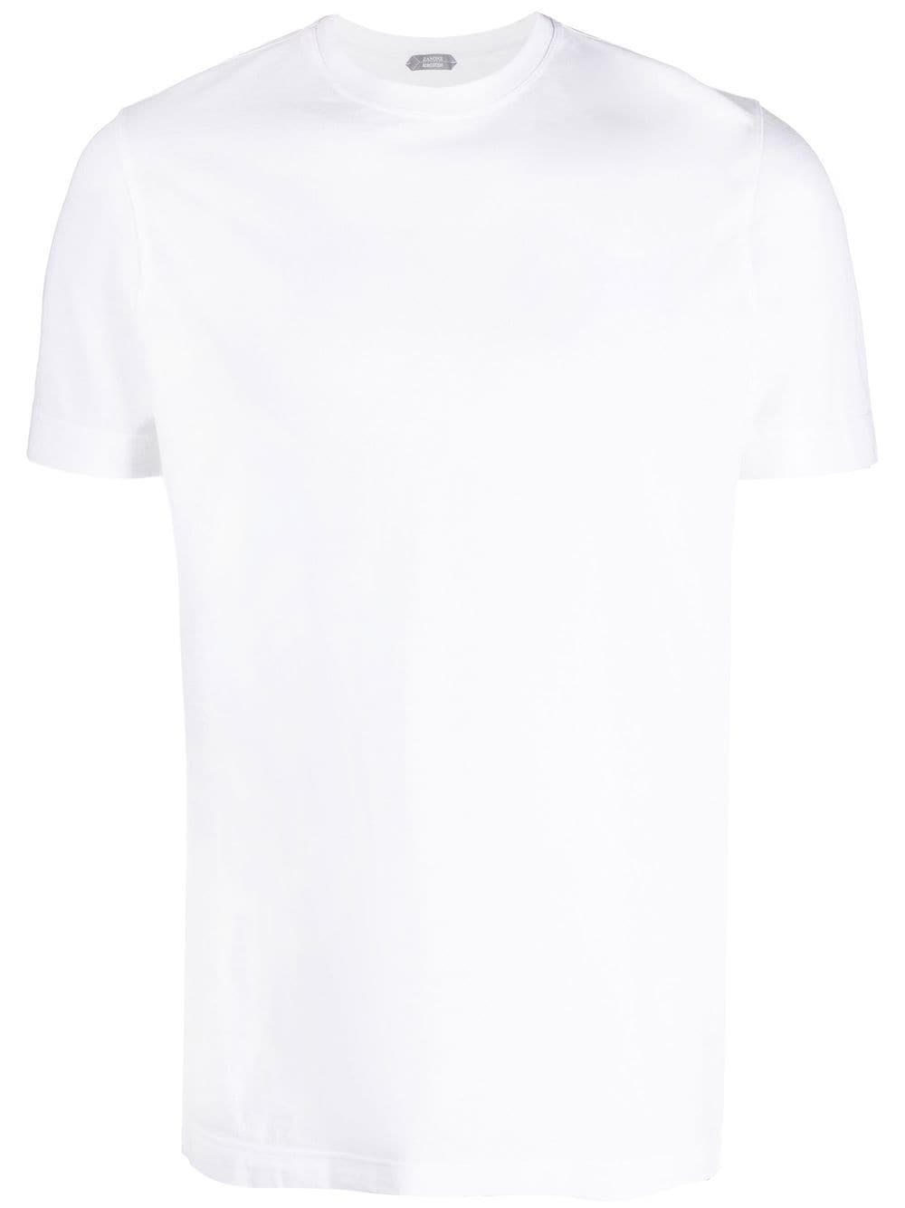 Zanone plain cotton T-shirt - White von Zanone