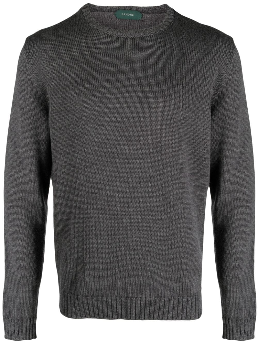 Zanone ribbed virgin wool jumper - Grey von Zanone