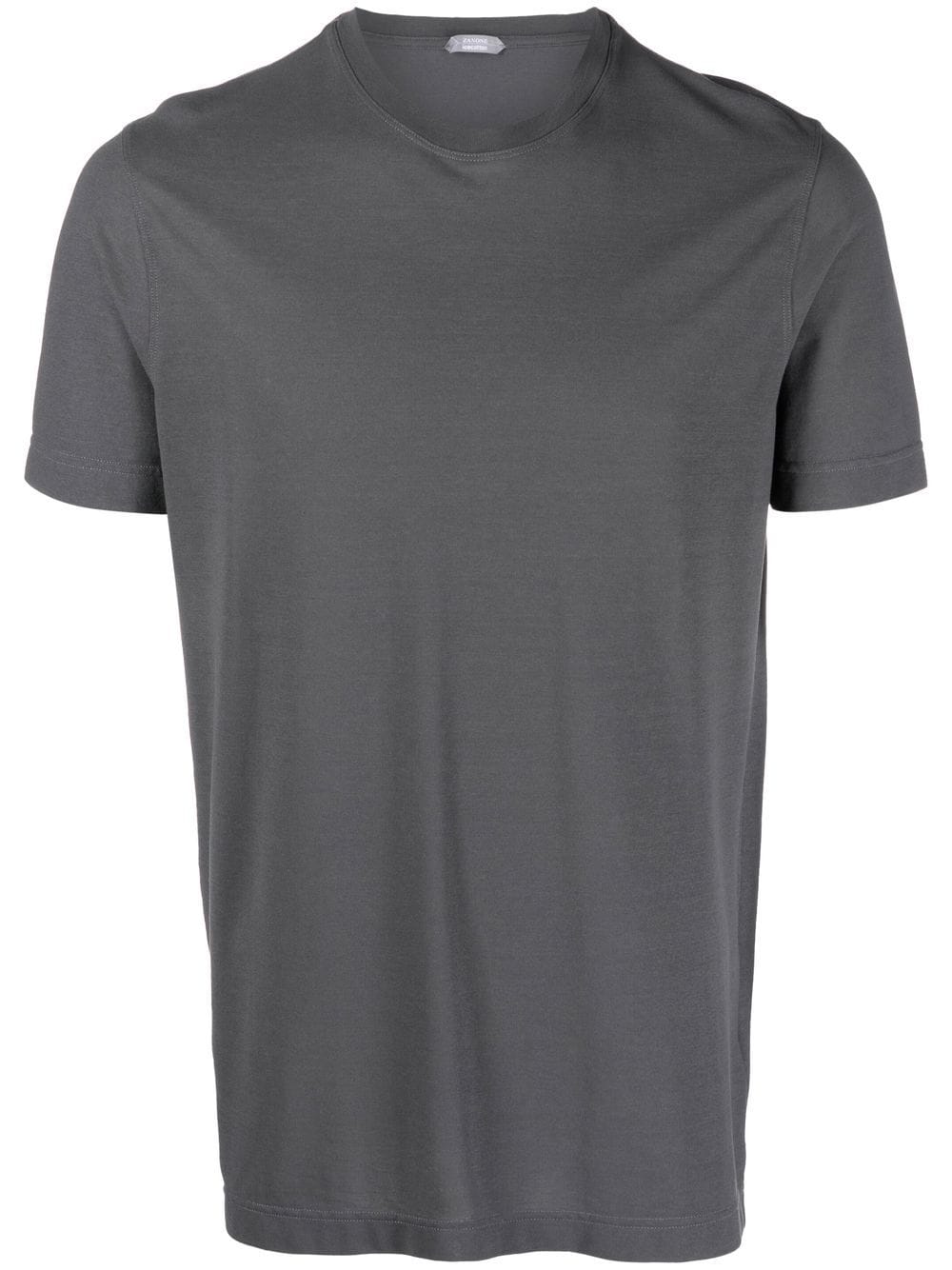 Zanone round-neck short-sleeve T-shirt - Grey von Zanone