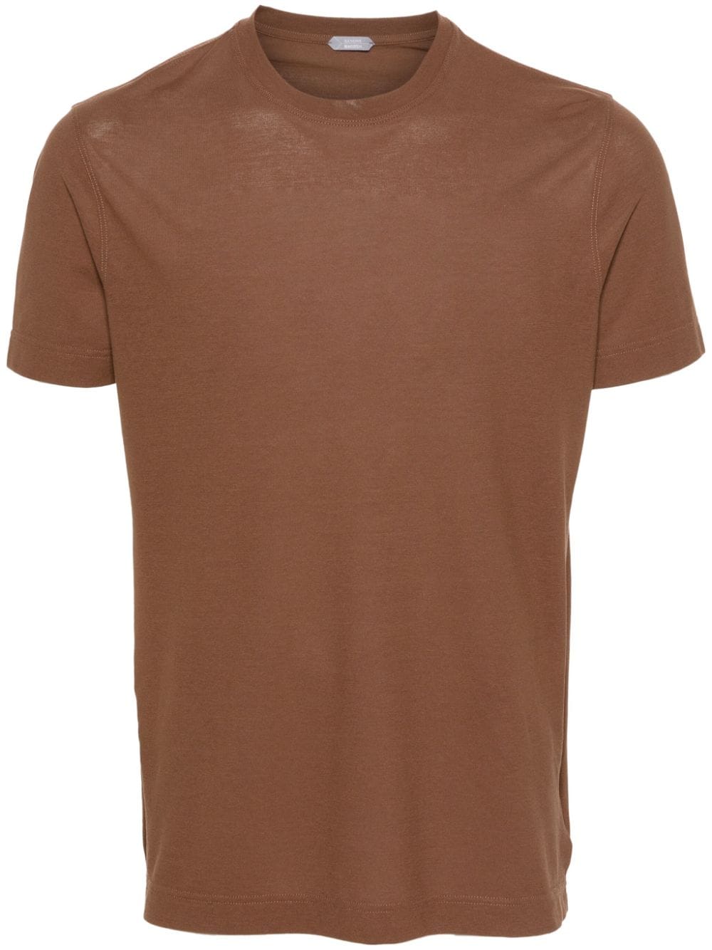 Zanone short-sleeve cotton T-shirt - Brown von Zanone