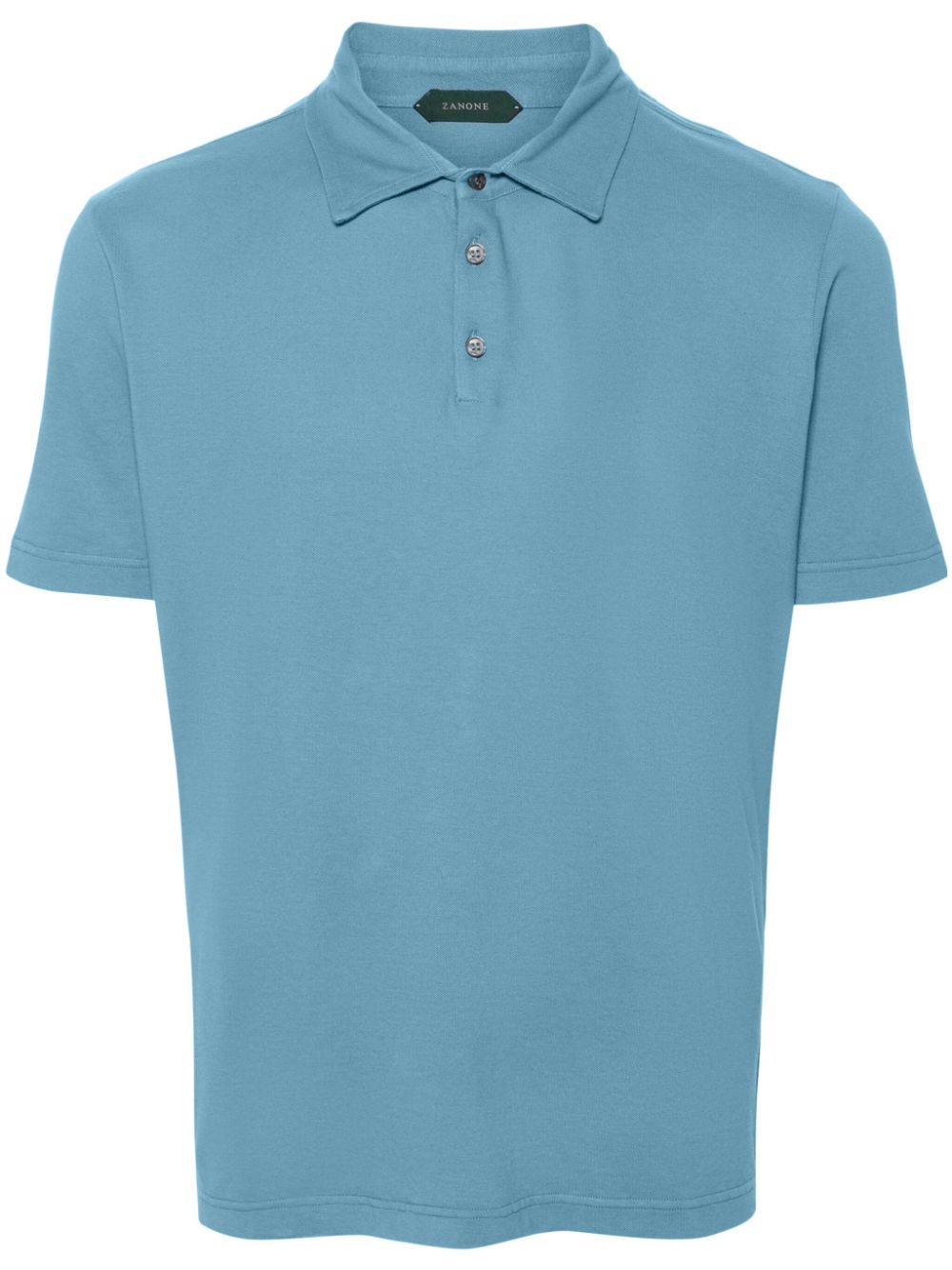 Zanone short-sleeve cotton polo shirt - Blue von Zanone