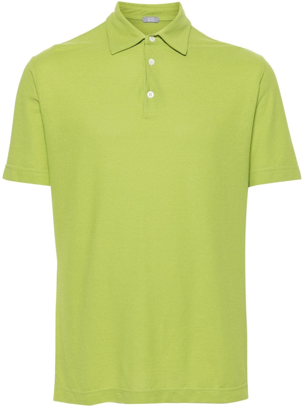 Zanone short-sleeve cotton polo shirt - Green von Zanone