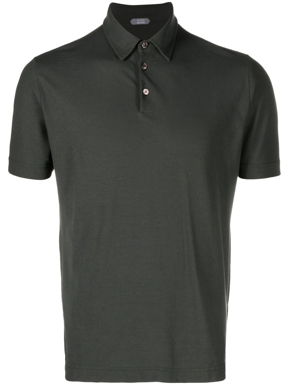 Zanone short-sleeve cotton polo shirt - Green von Zanone