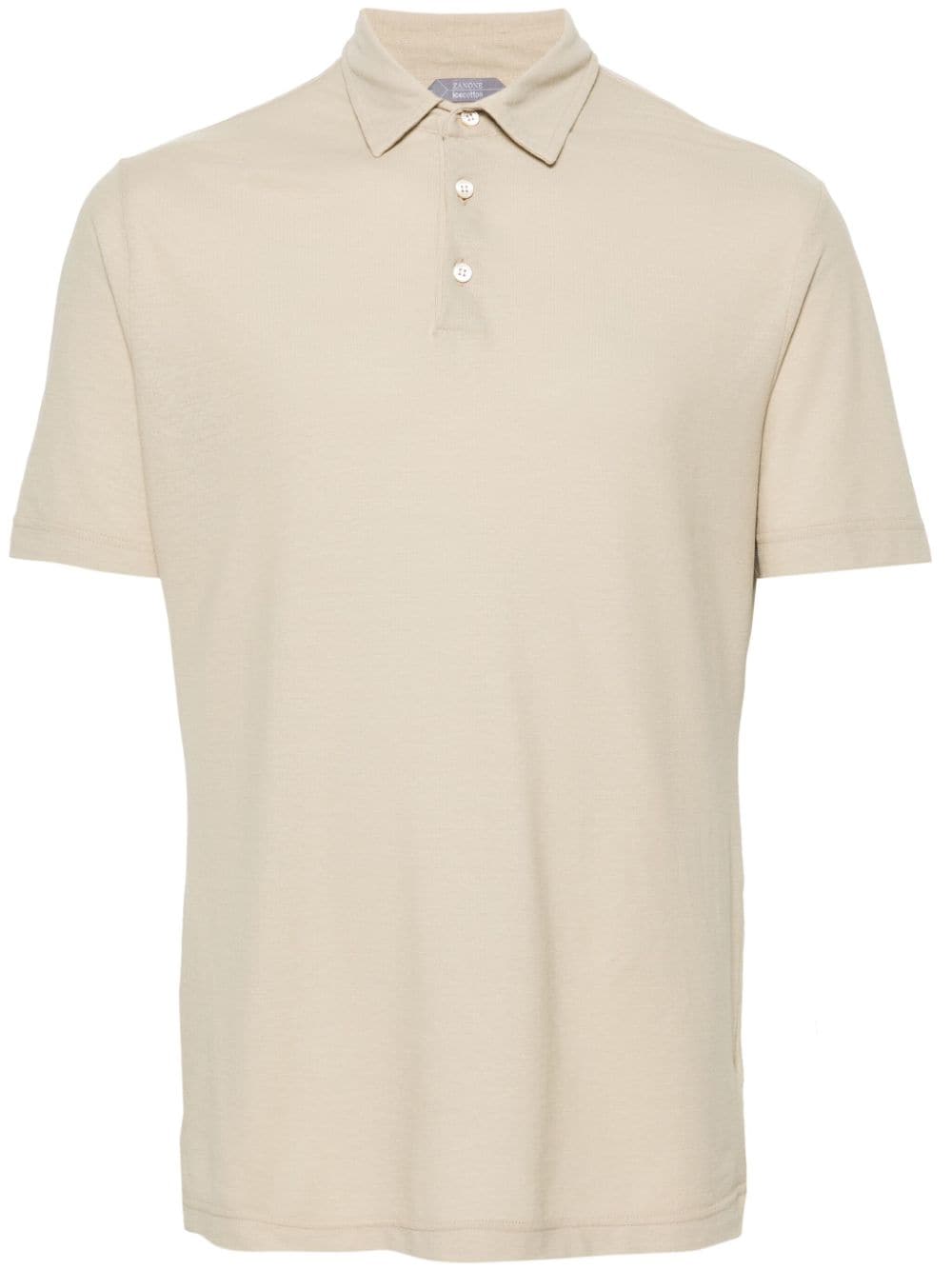 Zanone short-sleeve cotton polo shirt - Neutrals von Zanone