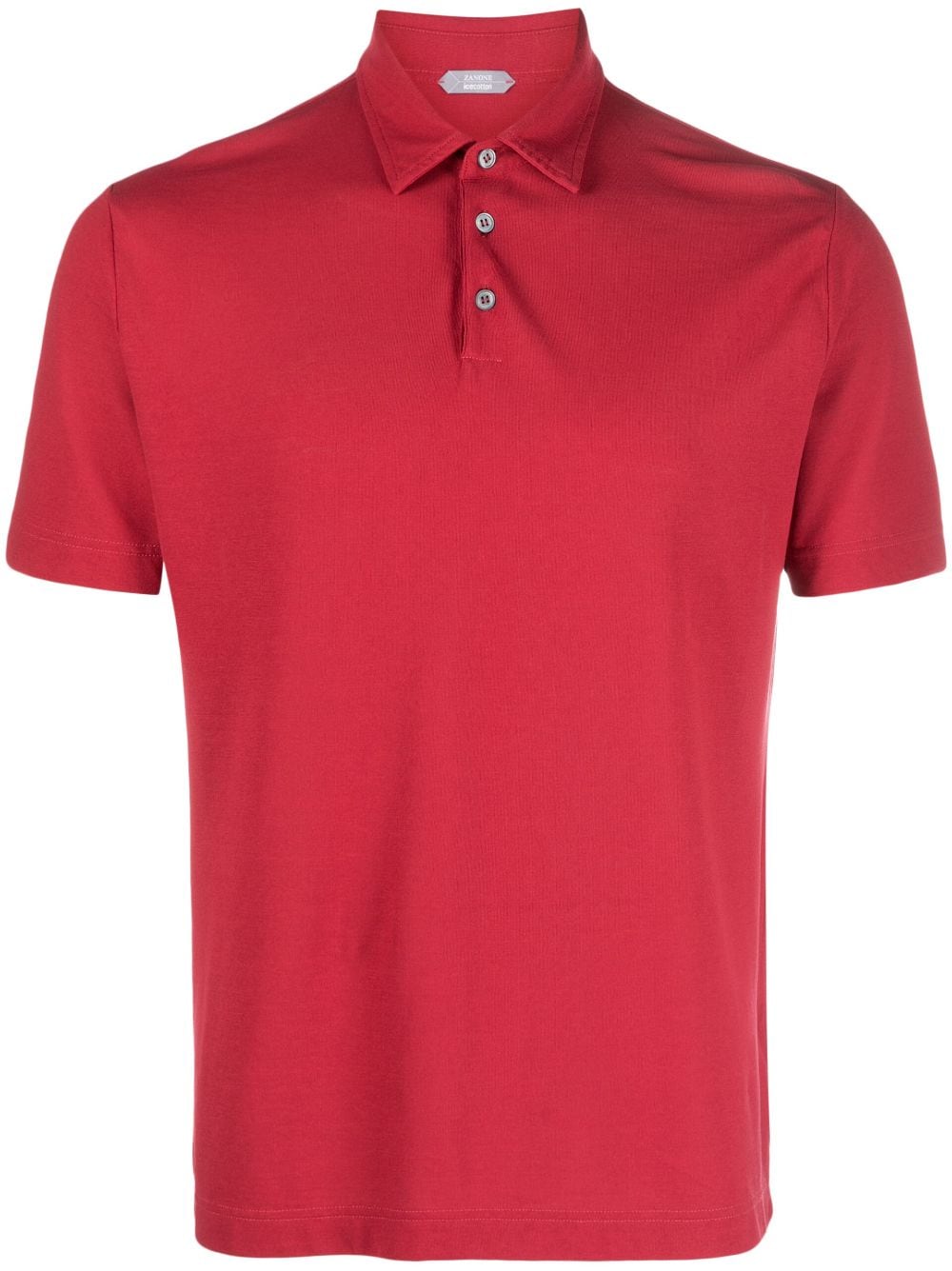 Zanone short-sleeve cotton polo shirt - Red von Zanone