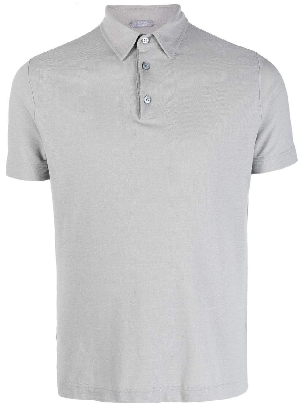 Zanone short-sleeve polo shirt - Grey von Zanone