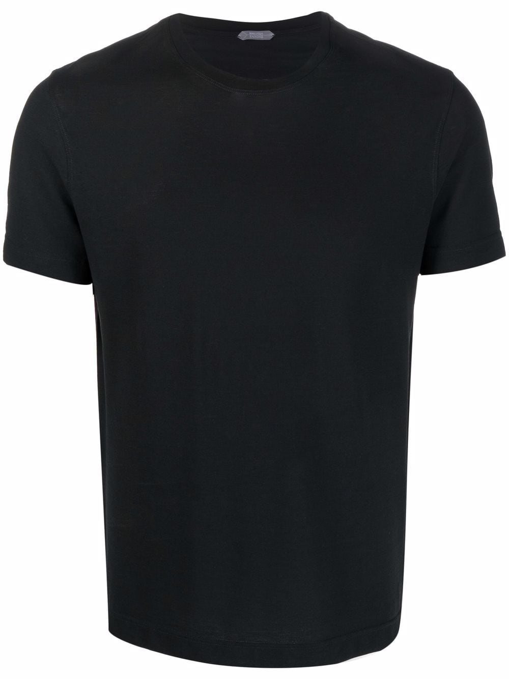 Zanone short-sleeved cotton T-shirt - Black von Zanone