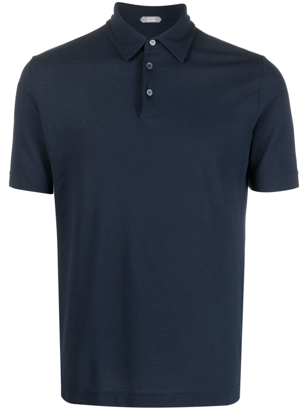 Zanone short-sleeved cotton polo shirt - Blue von Zanone