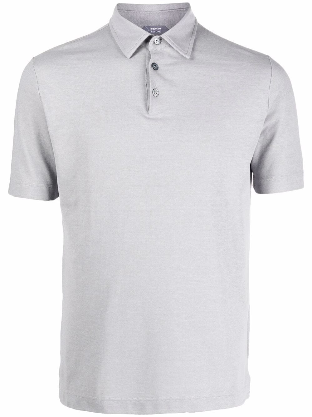 Zanone short-sleeved polo shirt - Grey von Zanone