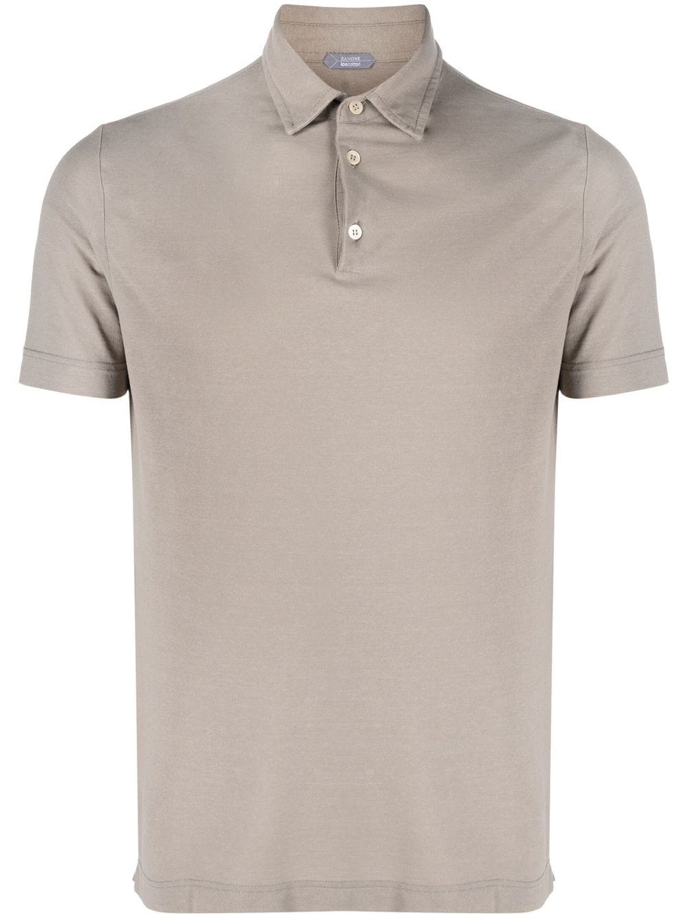 Zanone short-sleeved polo shirt - Neutrals von Zanone