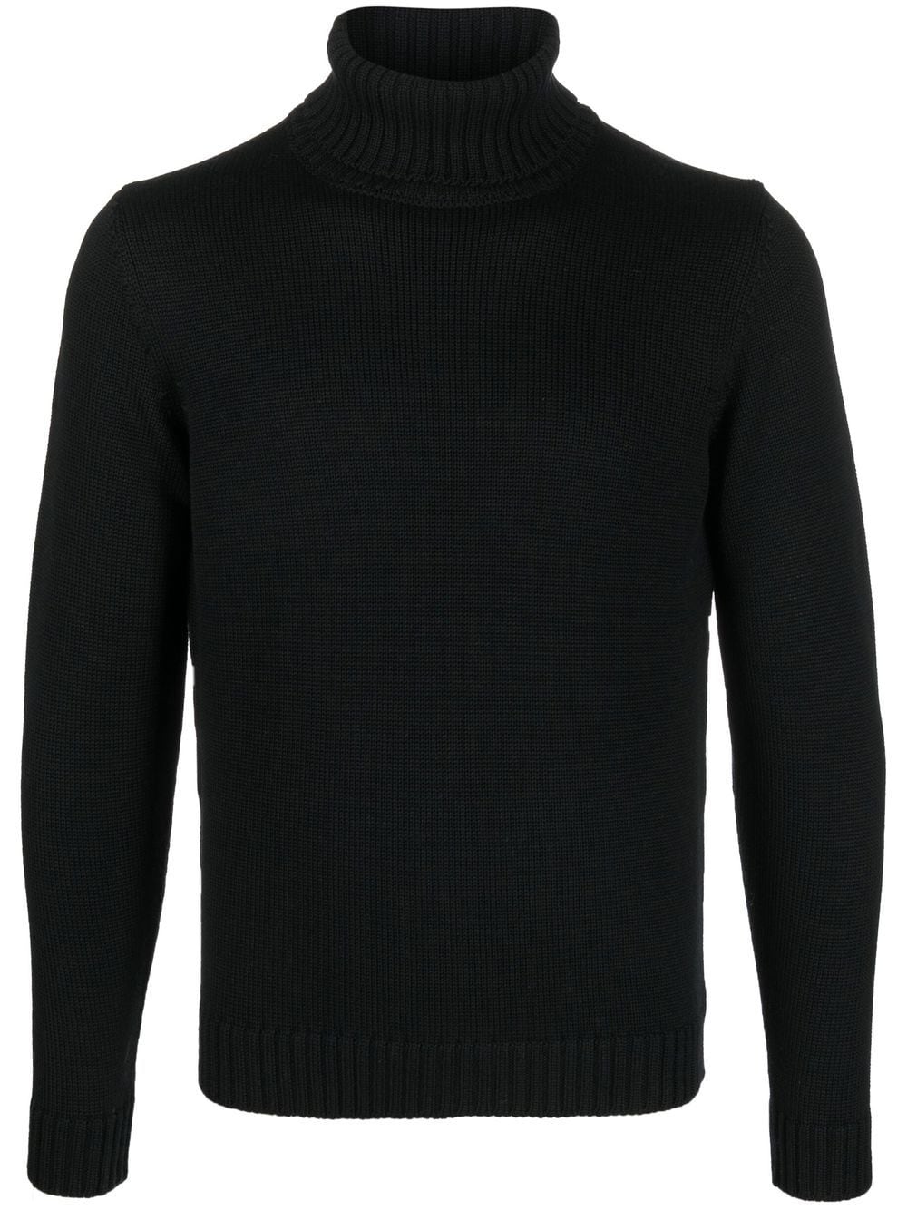Zanone virgin-wool fine-knit jumper - Black von Zanone