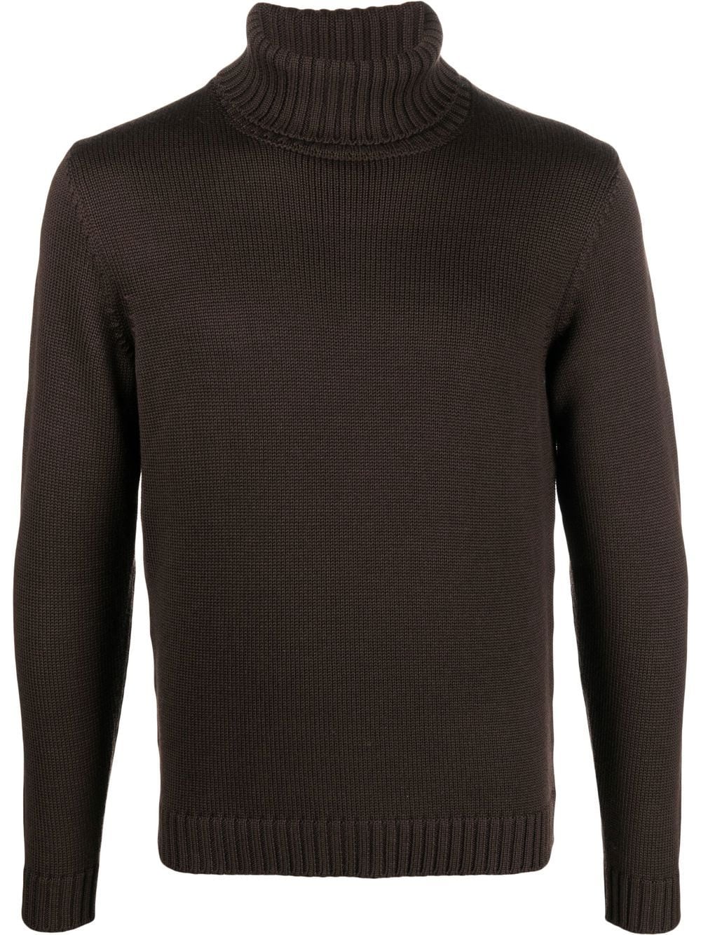 Zanone wool roll-neck sweater - Brown von Zanone