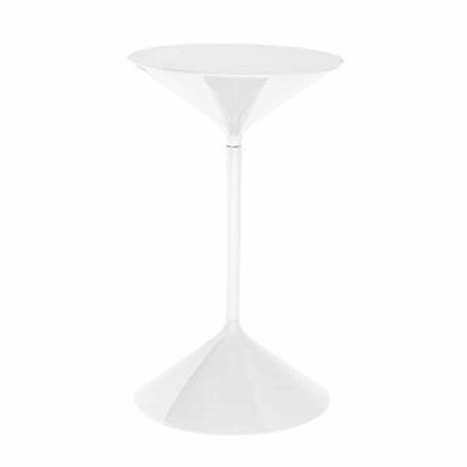 Tempo 631 Beistelltisch, Grösse höhe 36 cm, Farbe weiss von Zanotta