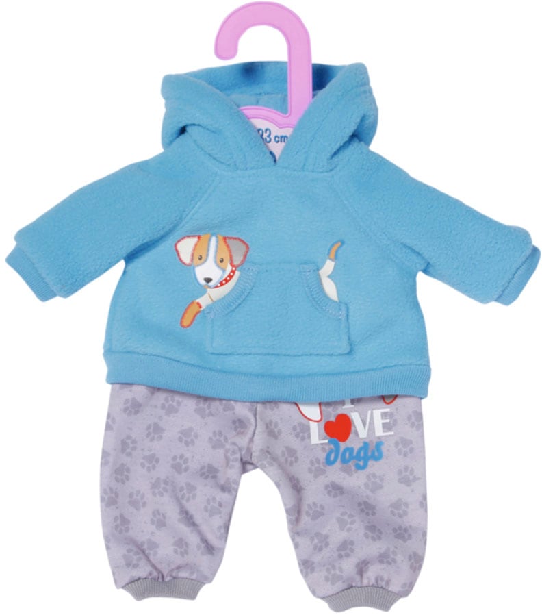 Zapf Creation® Puppenkleidung »Dolly Moda, Sport-Outfit, blau Hund, 30 cm« von Zapf Creation®