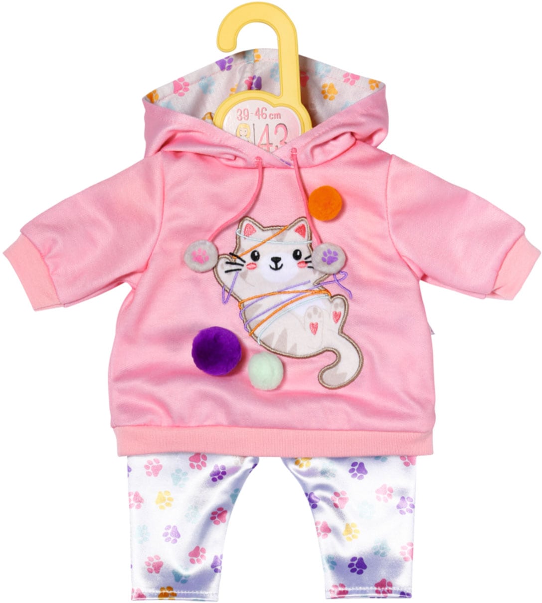 Zapf Creation® Puppenkleidung »Dolly Moda, Pulli & Leggings Kätzchen, 43 cm« von Zapf Creation®