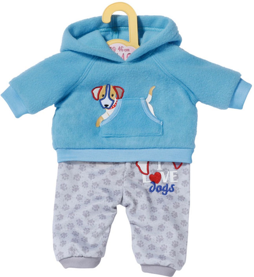 Zapf Creation® Puppenkleidung »Dolly Moda, Sport-Outfit Blau, 43 cm« von Zapf Creation®