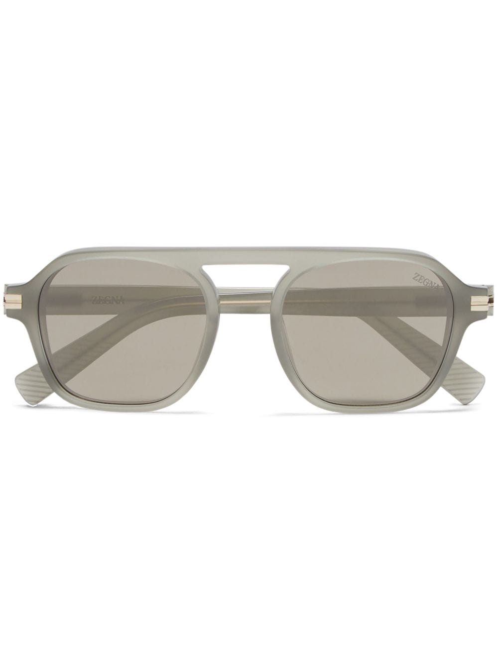 Zegna Aurora II pilot-frame sunglasses - Green von Zegna