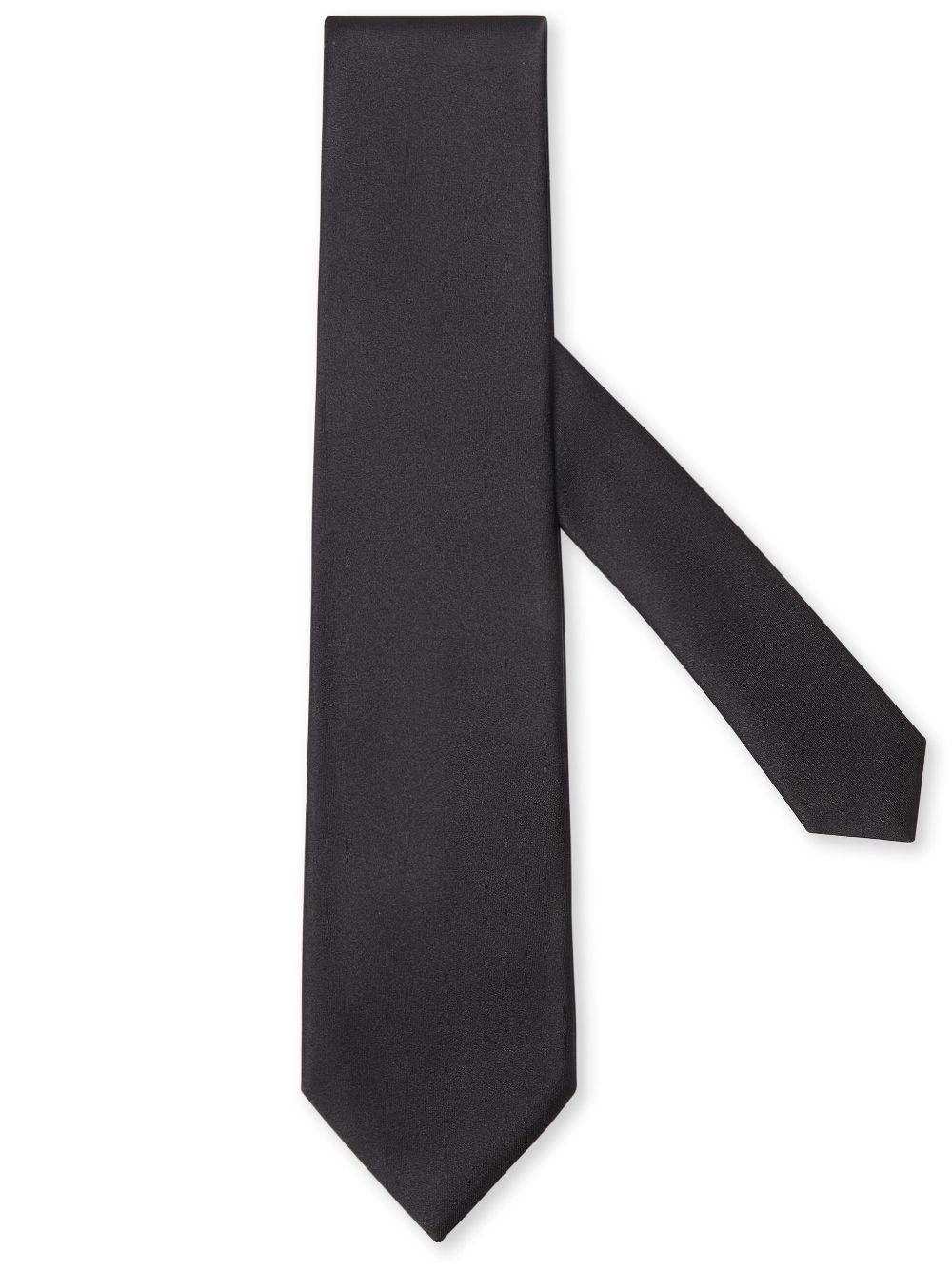 Zegna mulberry silk tie - Black von Zegna