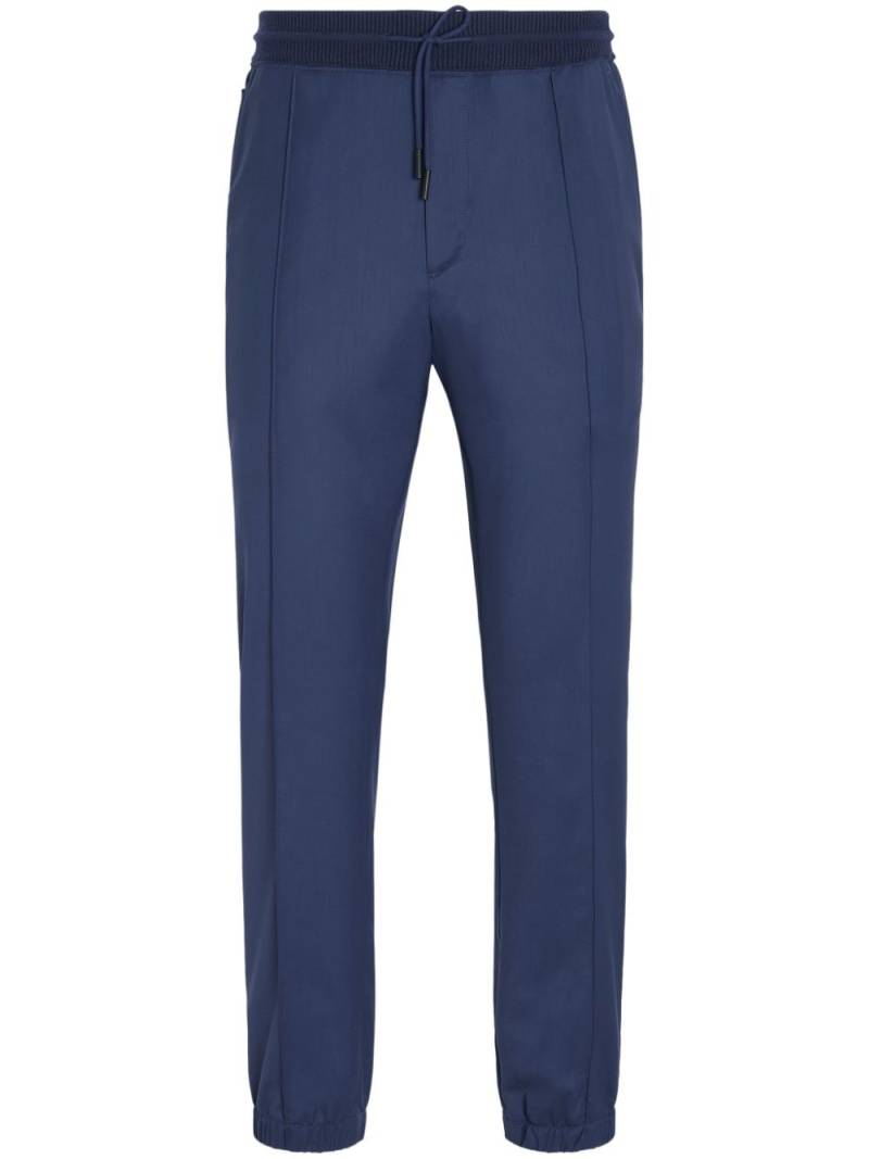 Zegna High Performance wool joggers - Blue von Zegna