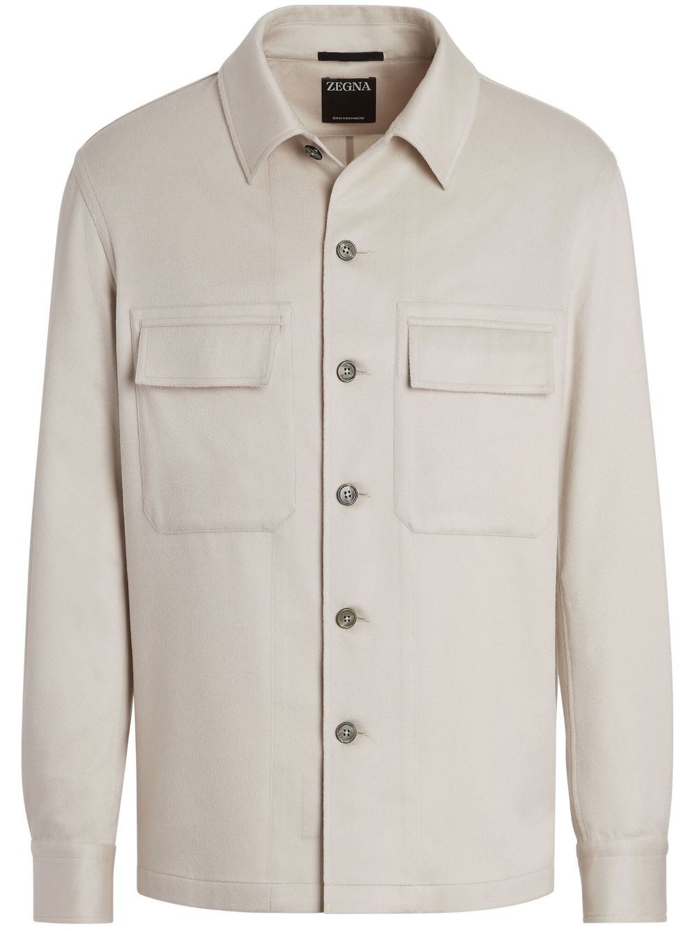 Zegna Alba Oasi cashmere overshirt - White von Zegna