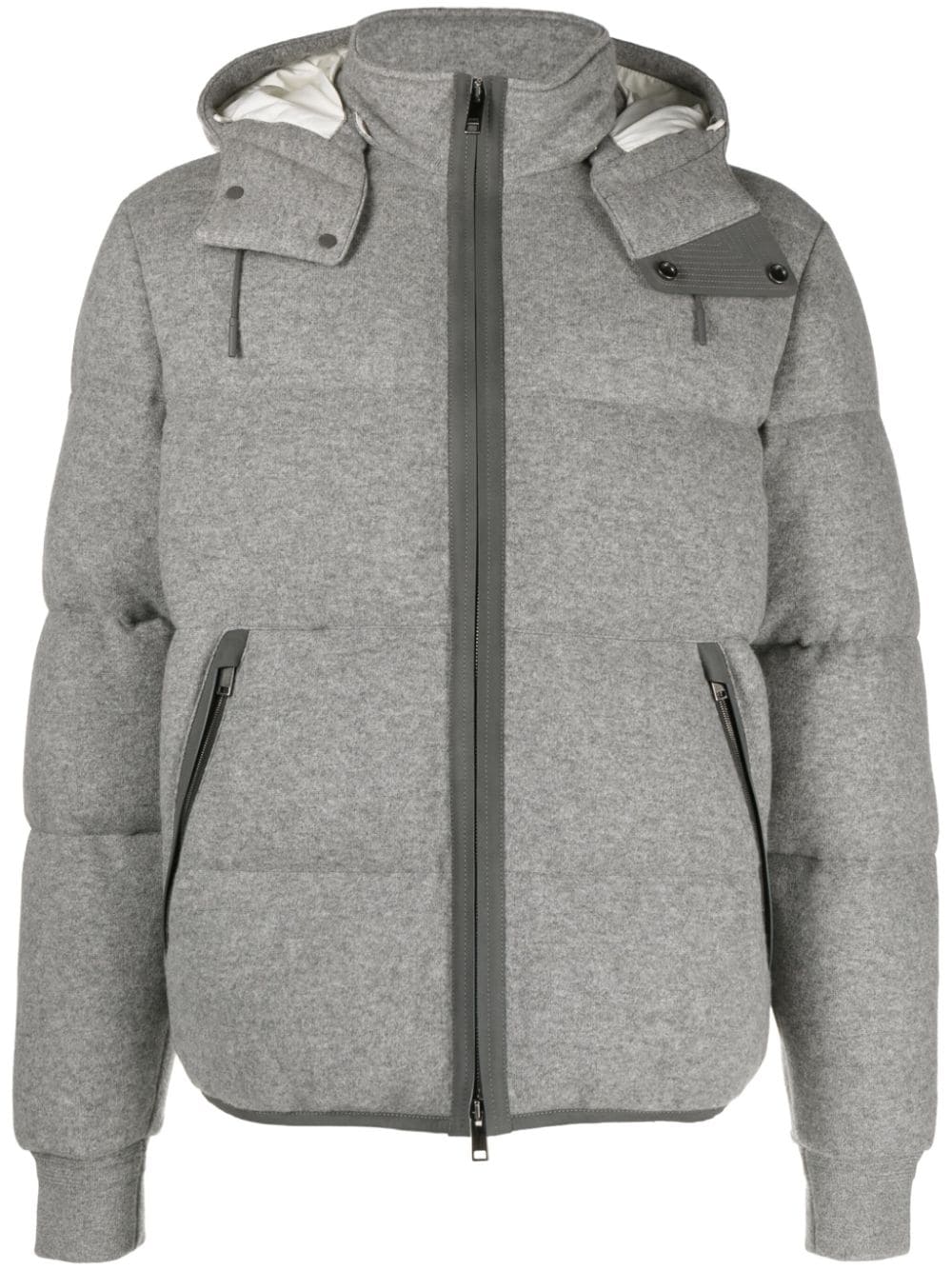 Zegna Oasi cashmere padded jacket - Grey von Zegna