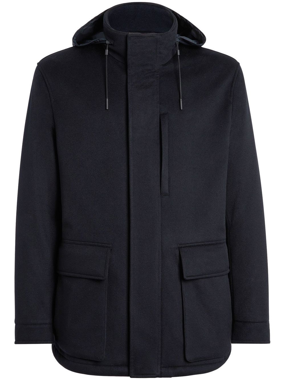 Zegna Elements Vetta Oasi cashmere over jacket - Blue von Zegna