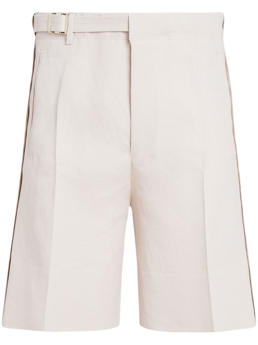 Zegna Oasi linen shorts - Neutrals von Zegna