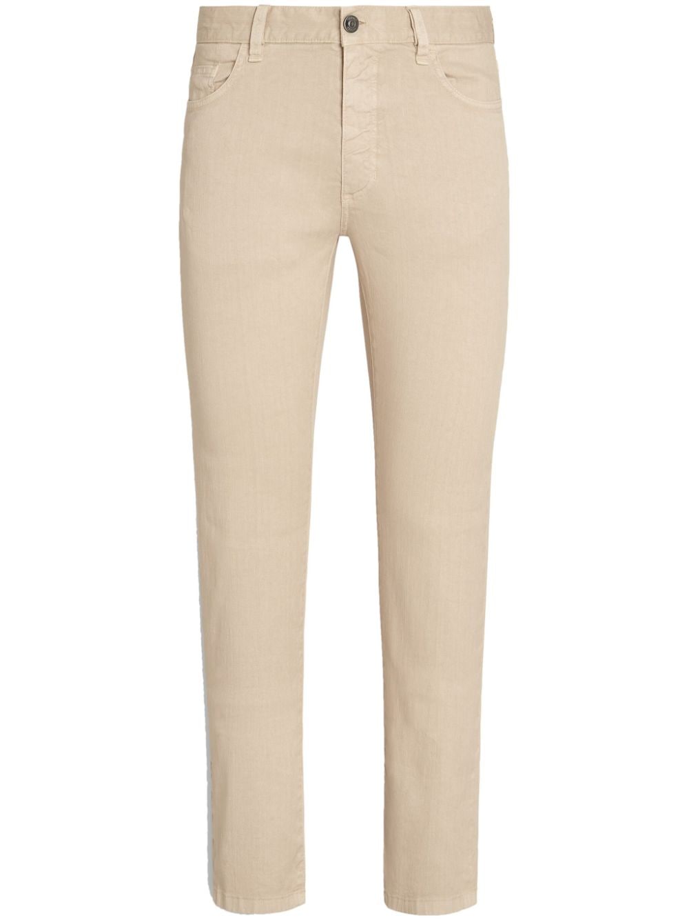 Zegna Roccia mid-rise skinny jeans - Neutrals von Zegna