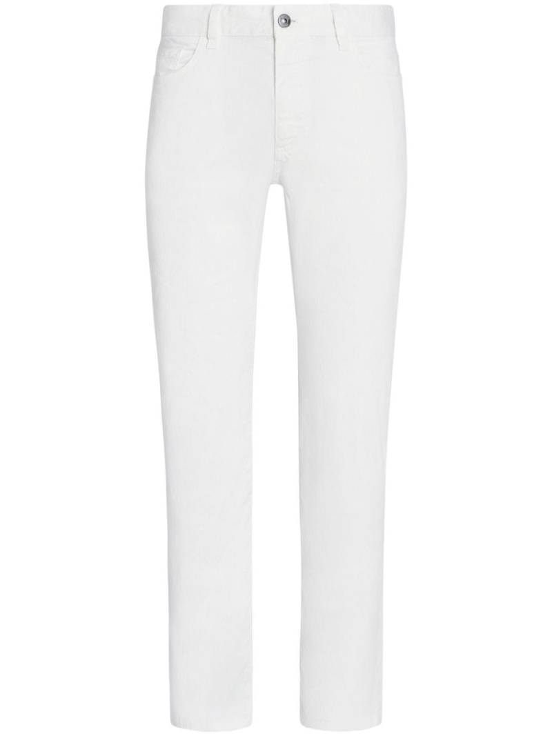 Zegna Roccia mid-rise skinny jeans - White von Zegna