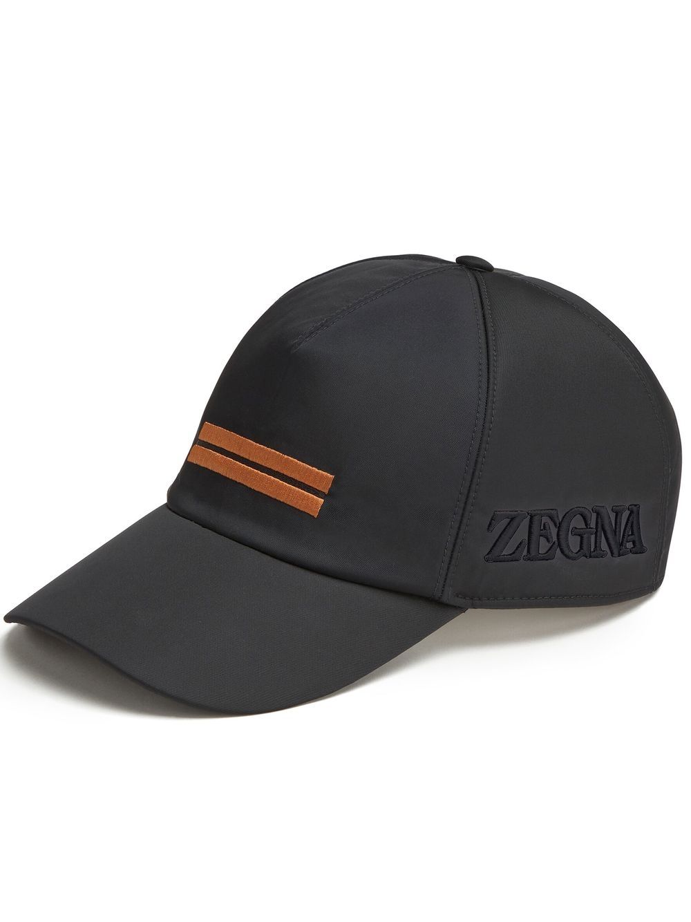Zegna Technical embroidered cap - Black von Zegna