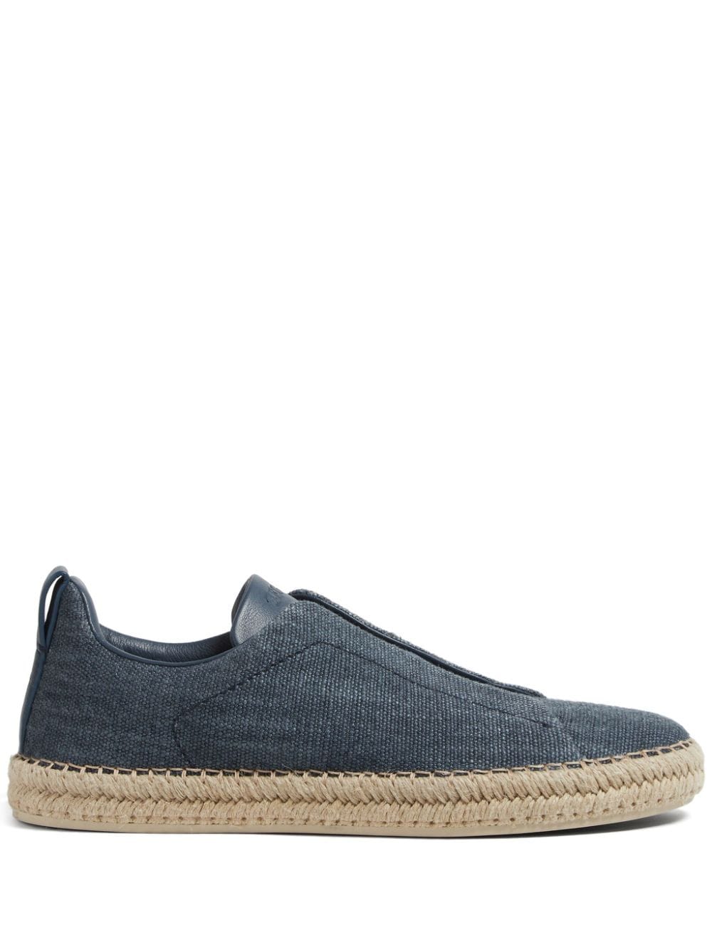 Zegna Triple Stitch slip-on espadrilles - Blue von Zegna