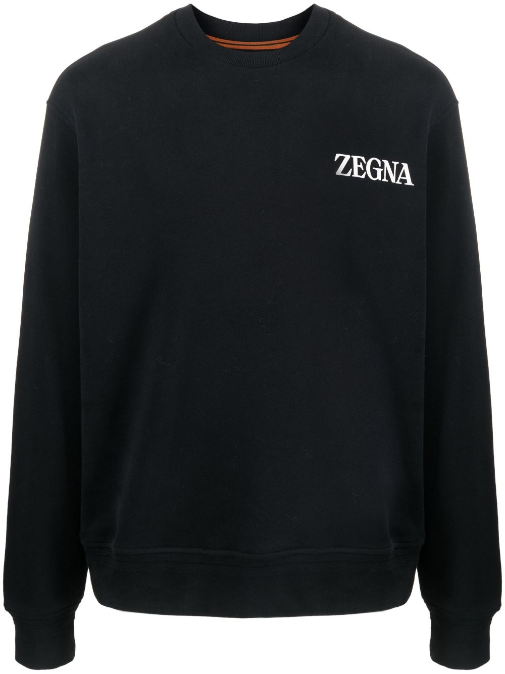 Zegna #UseTheExisting™ cotton sweatshirt - Black von Zegna